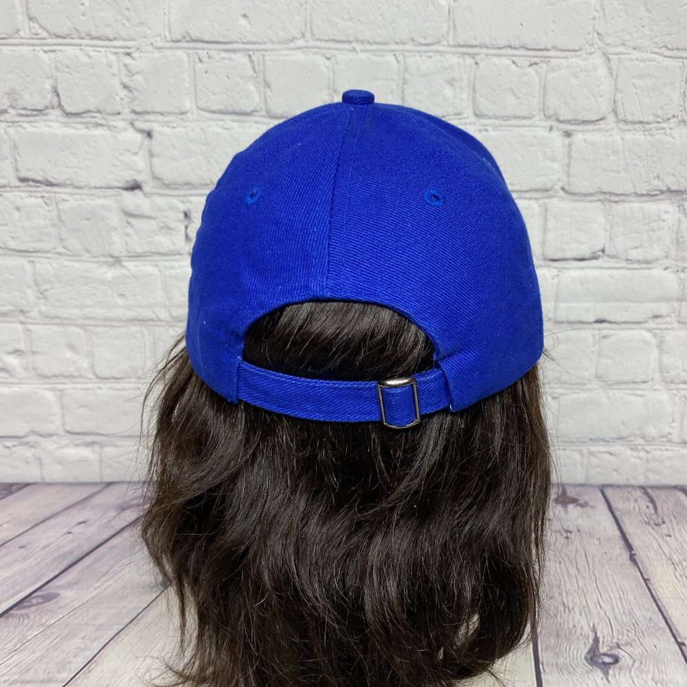NESTLE Hat Cap Strap Back Blue Adjustable Embroidered Cotton One Size Fits All - Picture 3 of 8